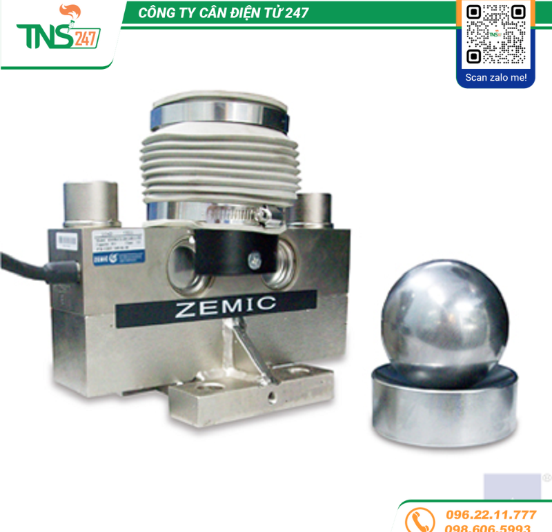 Load cell cầu bi Zemic HM9B 30 tấn 40 tấn