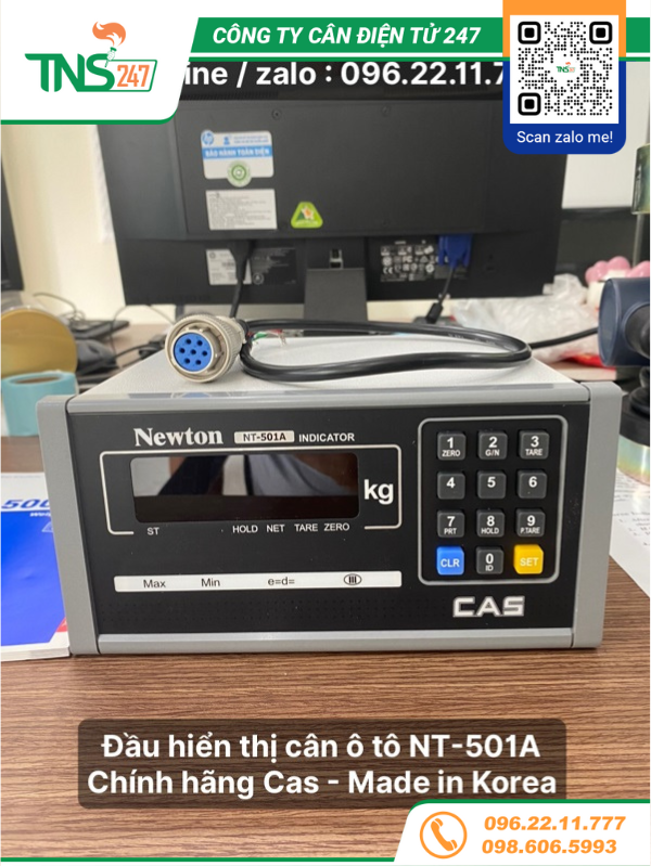 Đầu hiển thị cân Cas NT501A