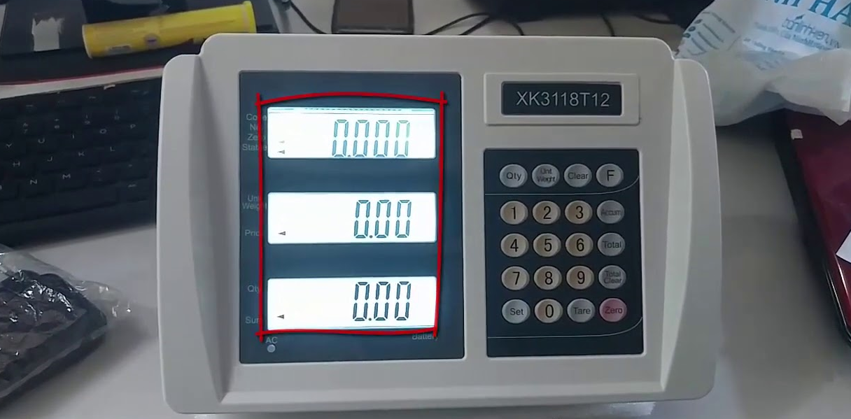 Đầu hiển thị cân Keli XK3118T12
